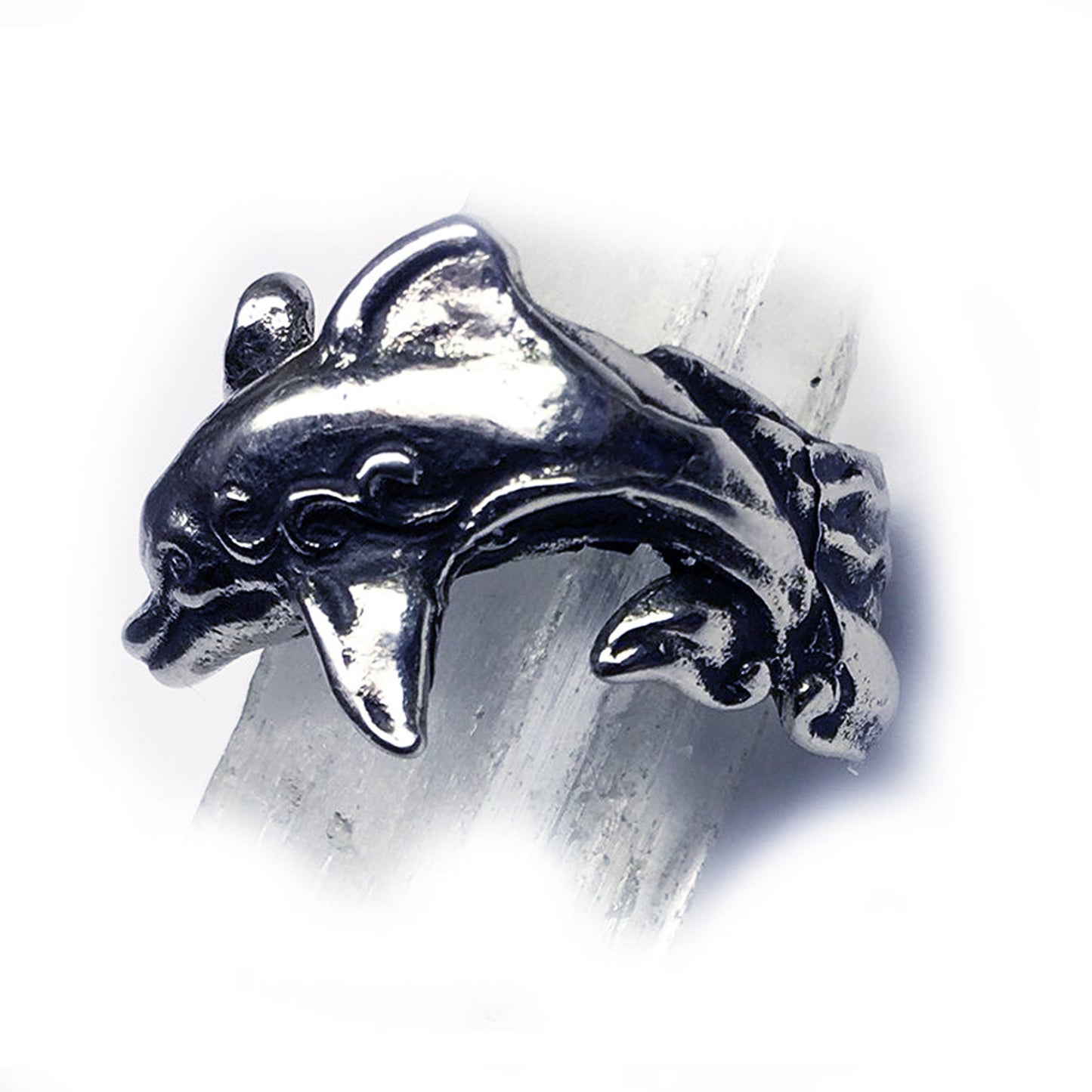Dolphin Sterling Silver Ring