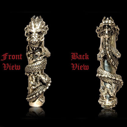 Dragon Cologne Flask Atomizer With Ruby Eyes