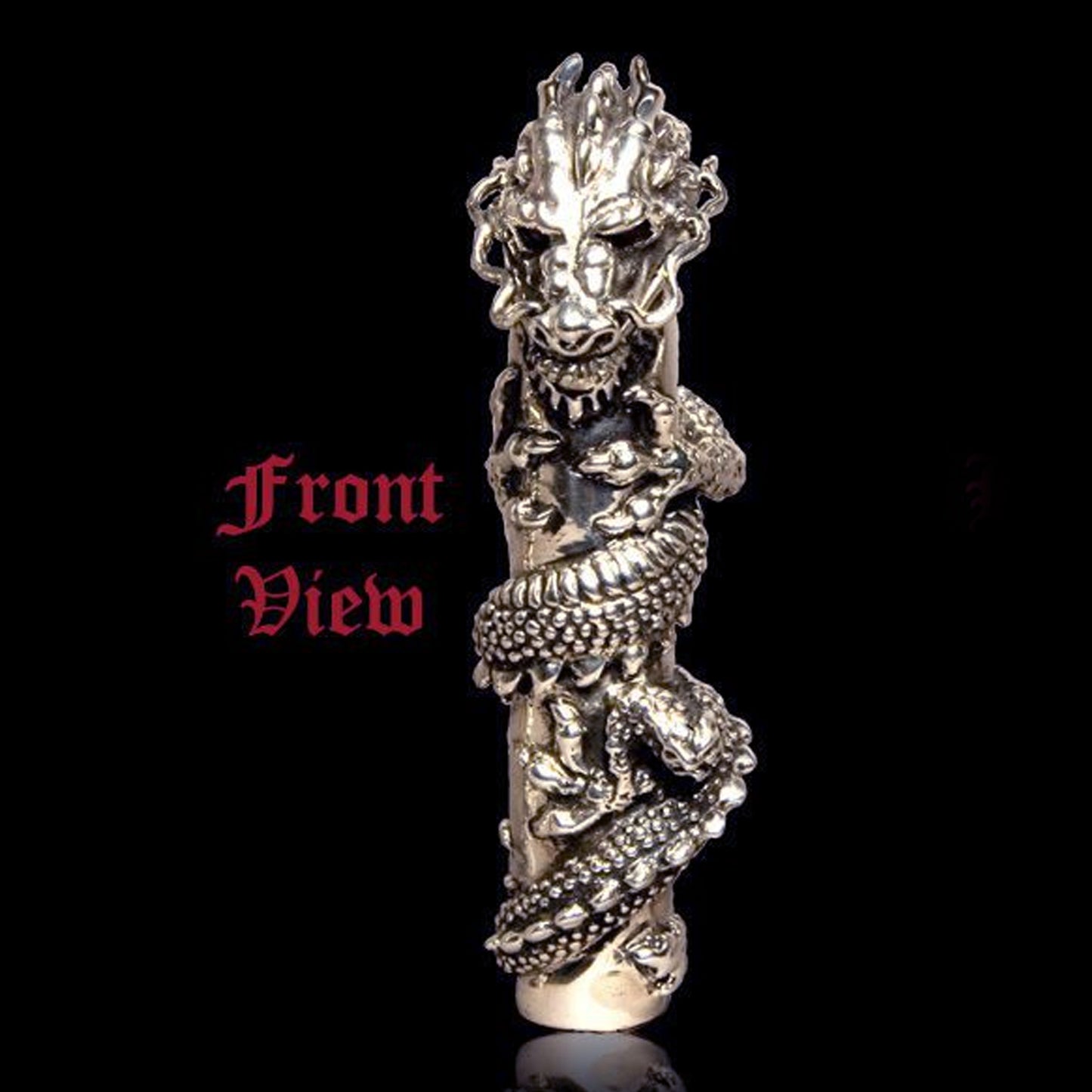 Dragon Cologne Flask Atomizer With Ruby Eyes