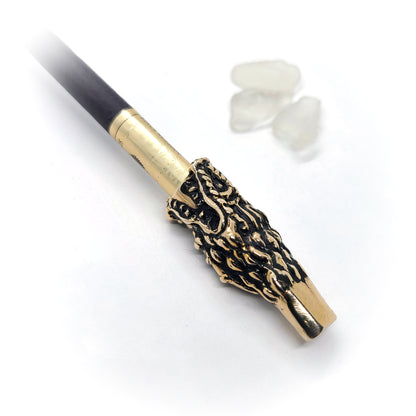 Dragon Head Sterling Silver Cigarette Pipe