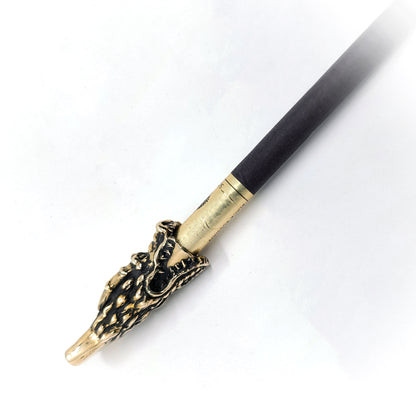 Dragon Head Sterling Silver Cigarette Pipe
