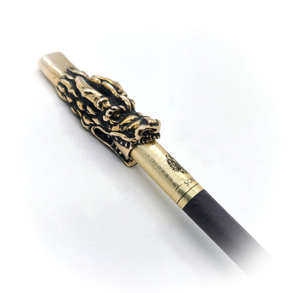 Dragon Head Sterling Silver Cigarette Pipe