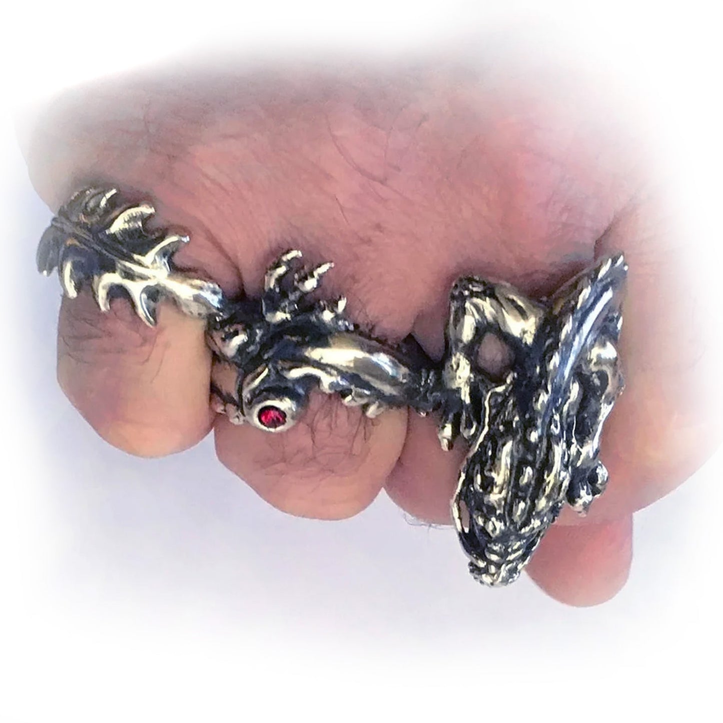 Dragon finger Sterling Silver Ring