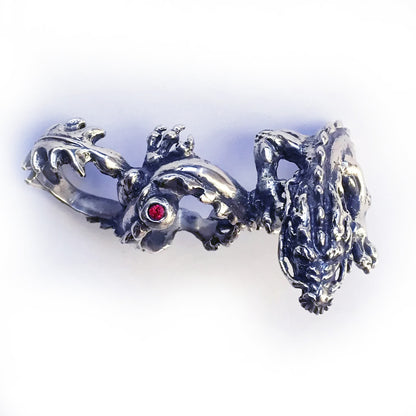 Dragon finger Sterling Silver Ring
