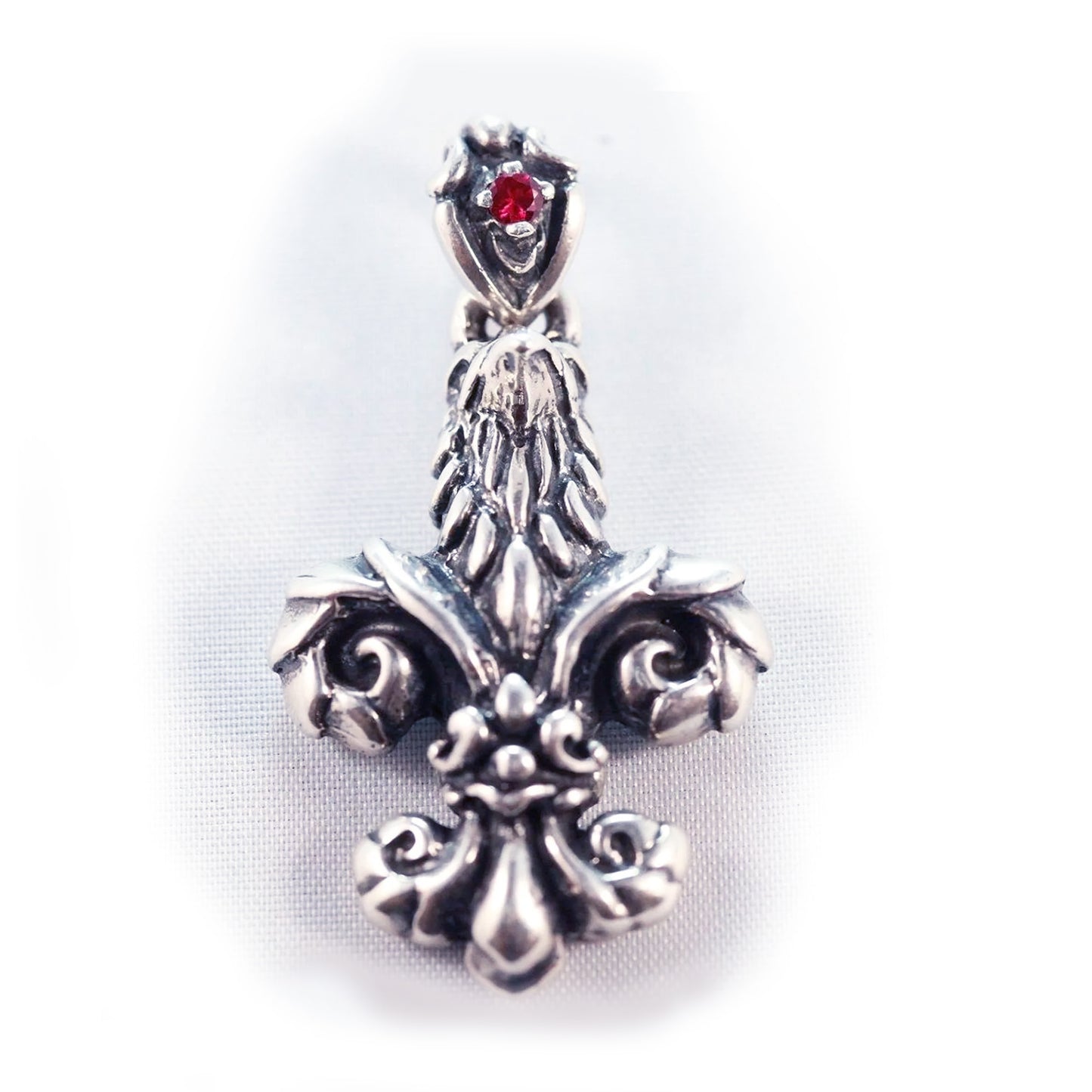 Eagle Fleur - De - Lis Sterling Silver Pendant