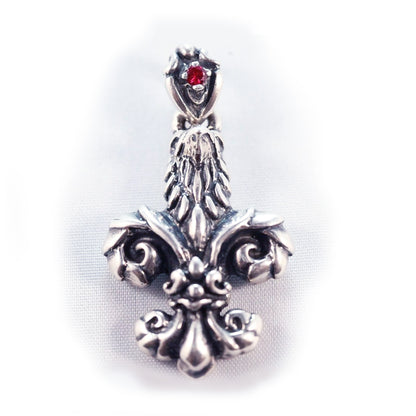 Eagle Fleur - De - Lis Sterling Silver Pendant