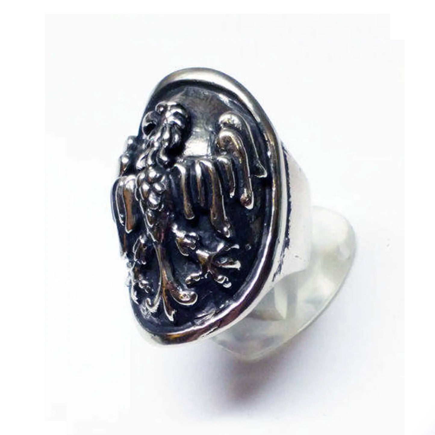 Eagle Shield Silver Ring