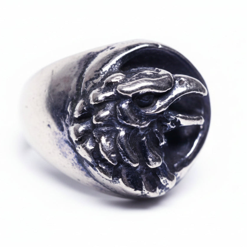 Eagle head Sterling Silver Ring