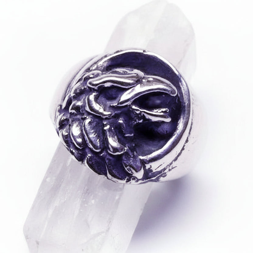 Eagle head Sterling Silver Ring