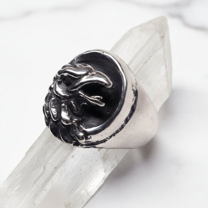 Eagle head Sterling Silver Ring