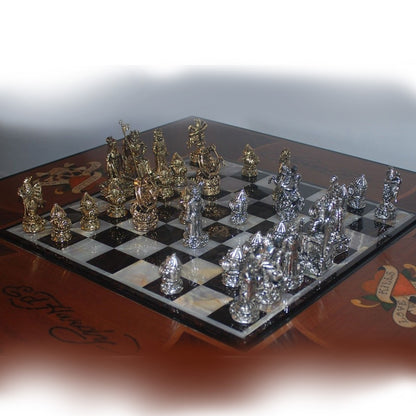 Tigrani “Ed Hardy” Sterling Silver Chess Set