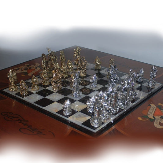 Tigrani “Ed Hardy” Sterling Silver Chess Set