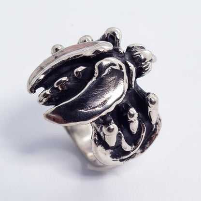 Electro Bee Sterling Silver Ring