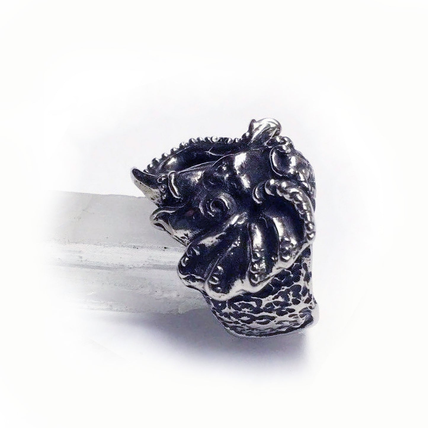 Elephant Good Luck Sterling Silver Ring