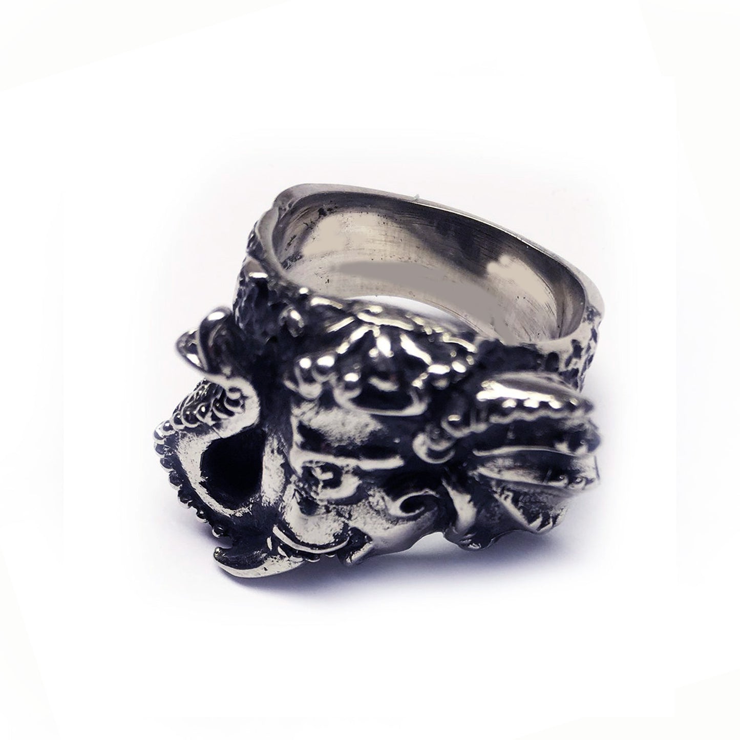 Elephant Good Luck Sterling Silver Ring