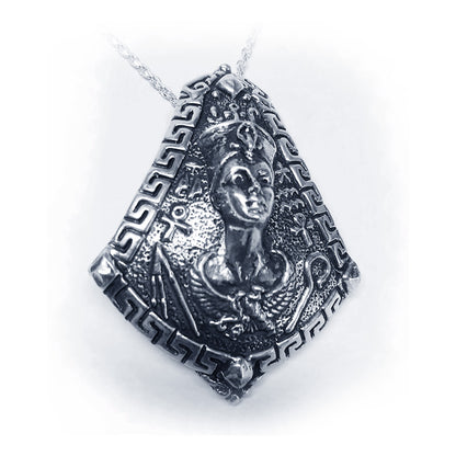 Cleopatra In Memory of Elizabeth Taylor Sterling Silver Pendant