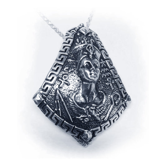 Cleopatra In Memory of Elizabeth Taylor Sterling Silver Pendant