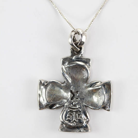 Energy Cross Sterling Silver Pendant