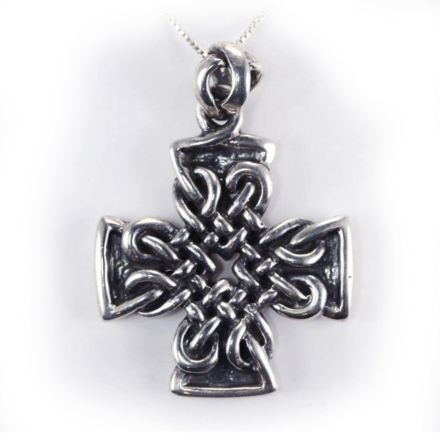 Energy Cross Sterling Silver Pendant