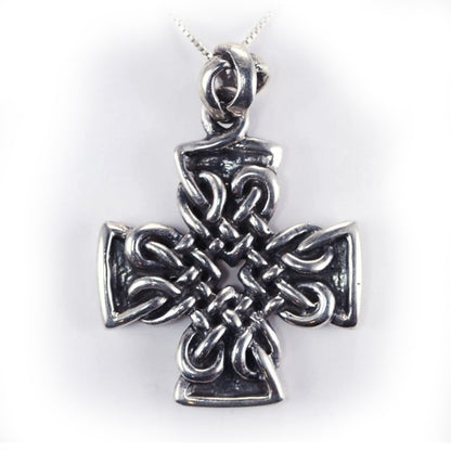 Energy Cross Sterling Silver Pendant