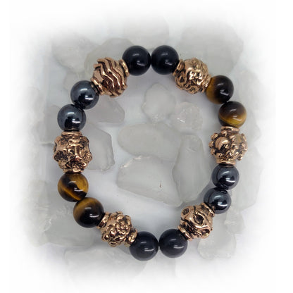 18kt Rose Gold Energy of Universe Natural Beads Bracelet