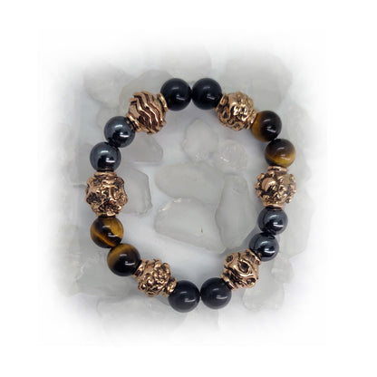 18kt Rose Gold Energy of Universe Natural Beads Bracelet