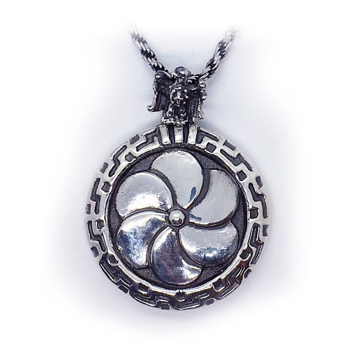 Eternity Sterling Silver Pendant V2
