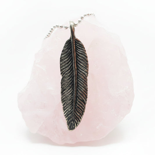 Feather Sterling Silver Pendant