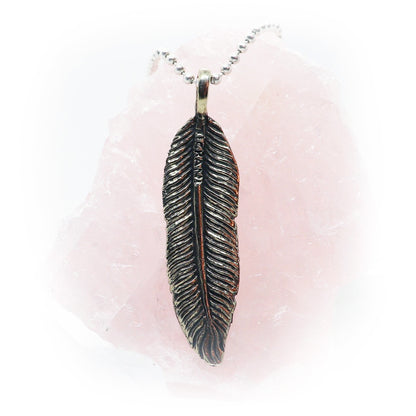 Feather Sterling Silver Pendant