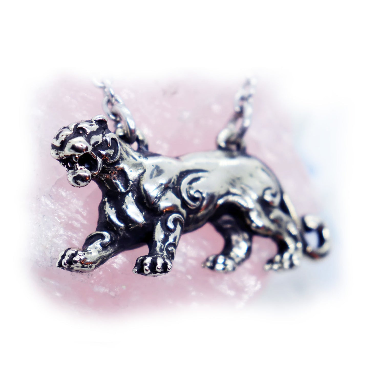 Female Lion Sterling Silver Necklace