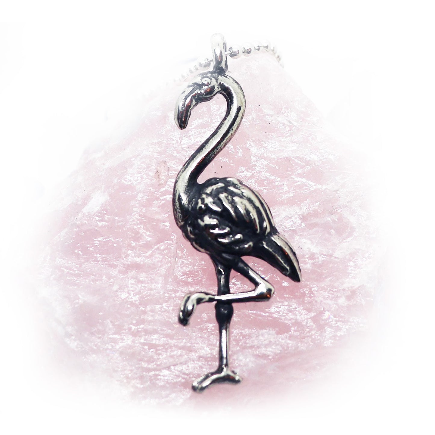 Flamingo Sterling Silver Pendant