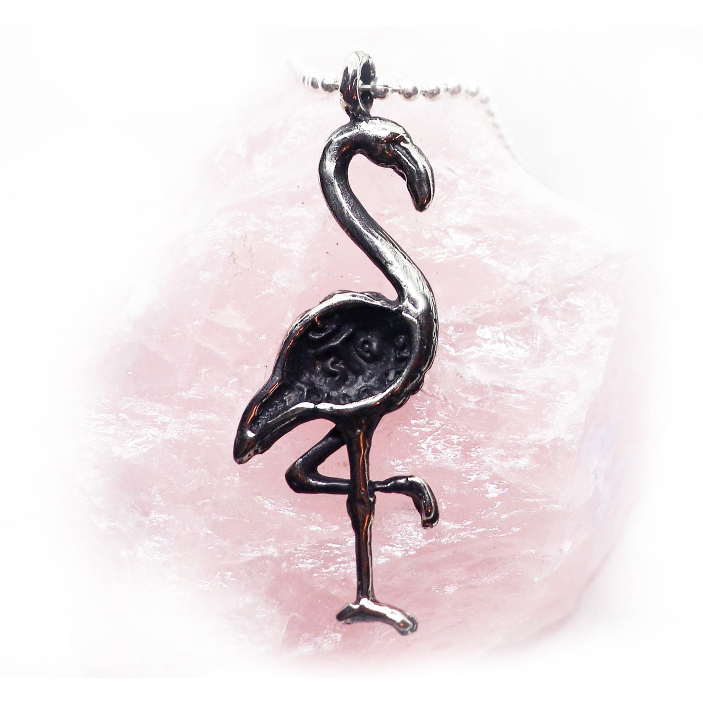 Flamingo Sterling Silver Pendant