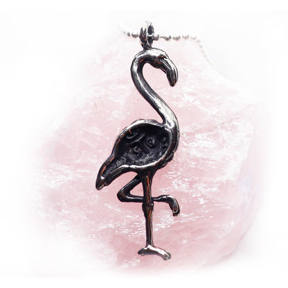 Flamingo Sterling Silver Pendant