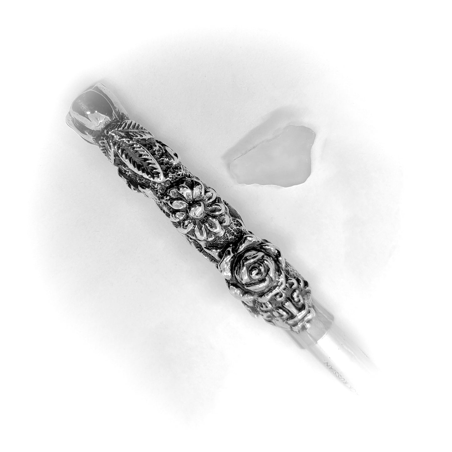 Flower Blossom Sterling Silver Cigarette Pipe