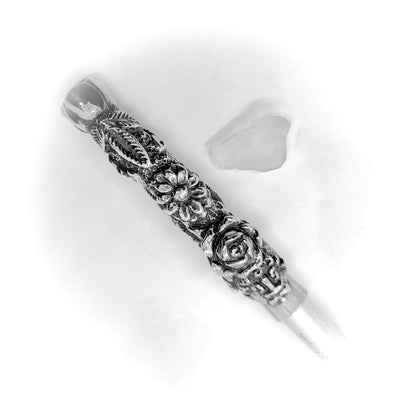 Flower Blossom Sterling Silver Cigarette Pipe