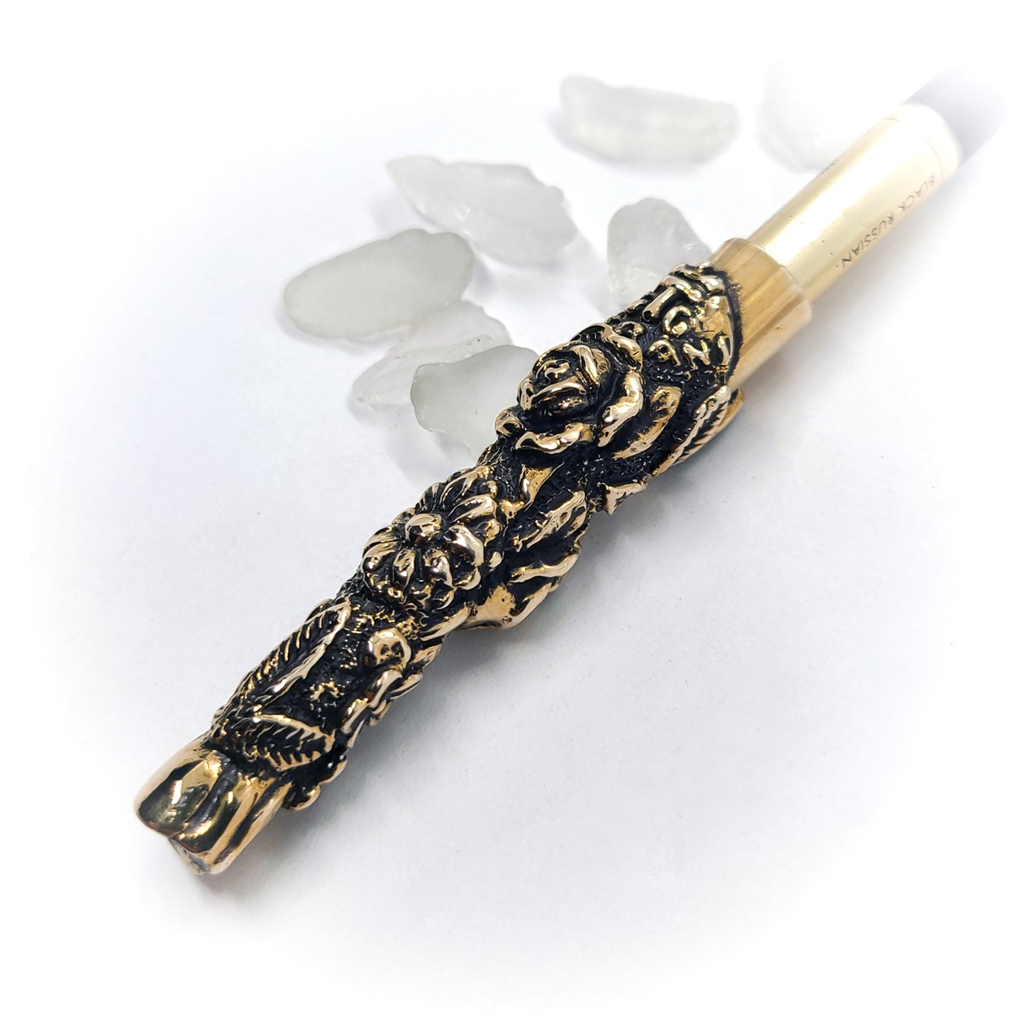 Flower Blossom Sterling Silver Cigarette Pipe