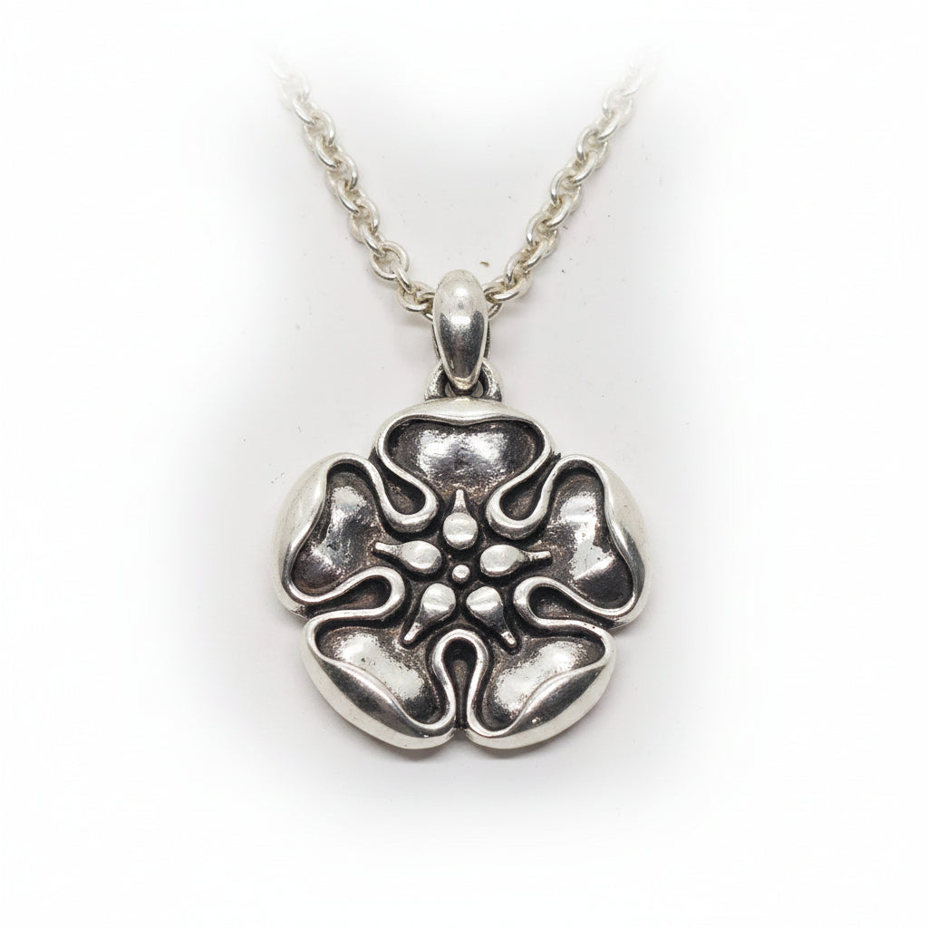 Flower of Happiness Sterling Silver Pendant