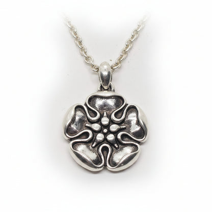 Flower of Happiness Sterling Silver Pendant