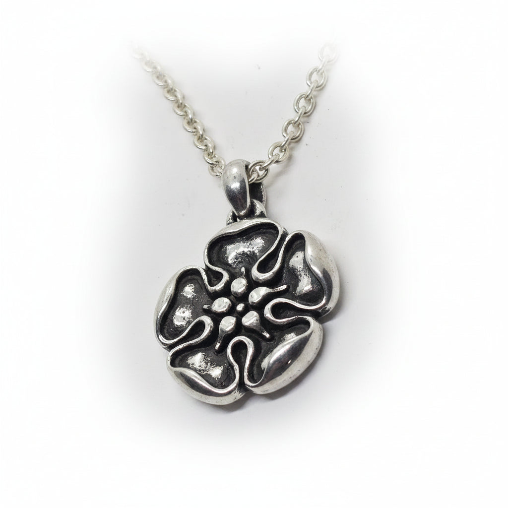 Flower of Happiness Sterling Silver Pendant