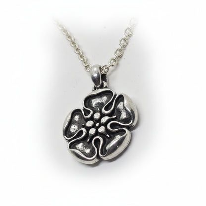 Flower of Happiness Sterling Silver Pendant