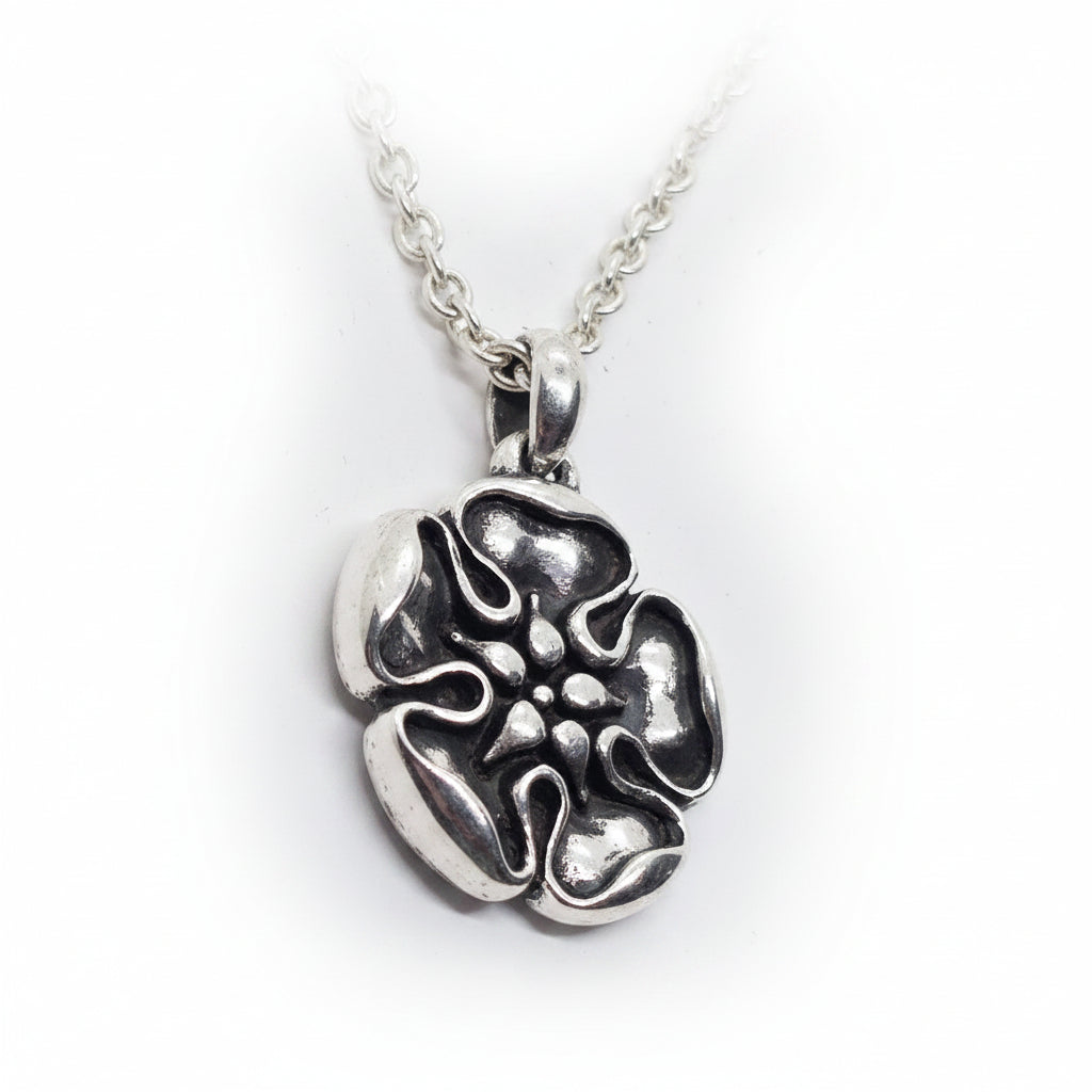 Flower of Happiness Sterling Silver Pendant
