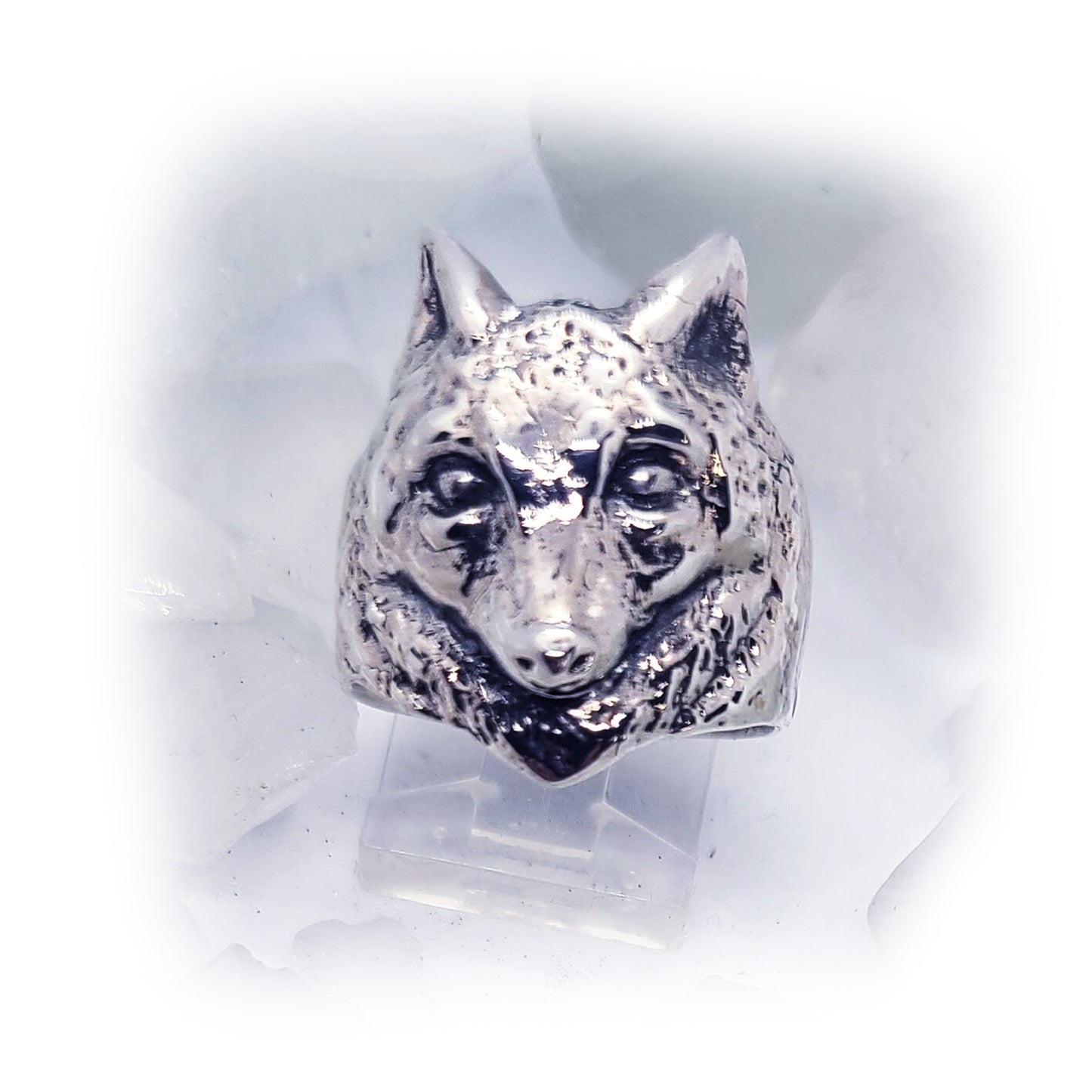 Fox Sterling Silver Ring