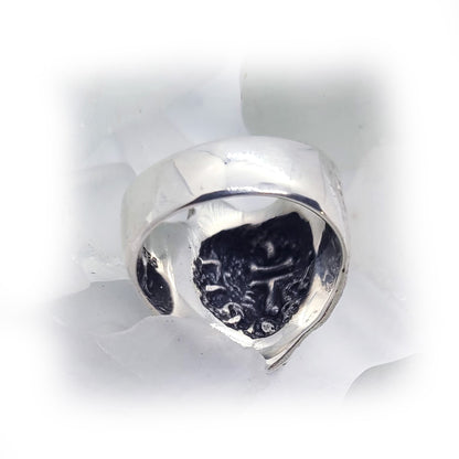 Fox Sterling Silver Ring