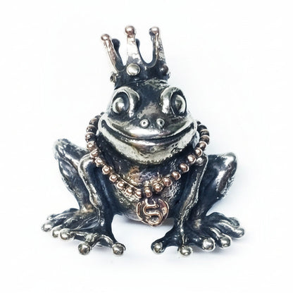 Frog Prince sterling Silver Pendant