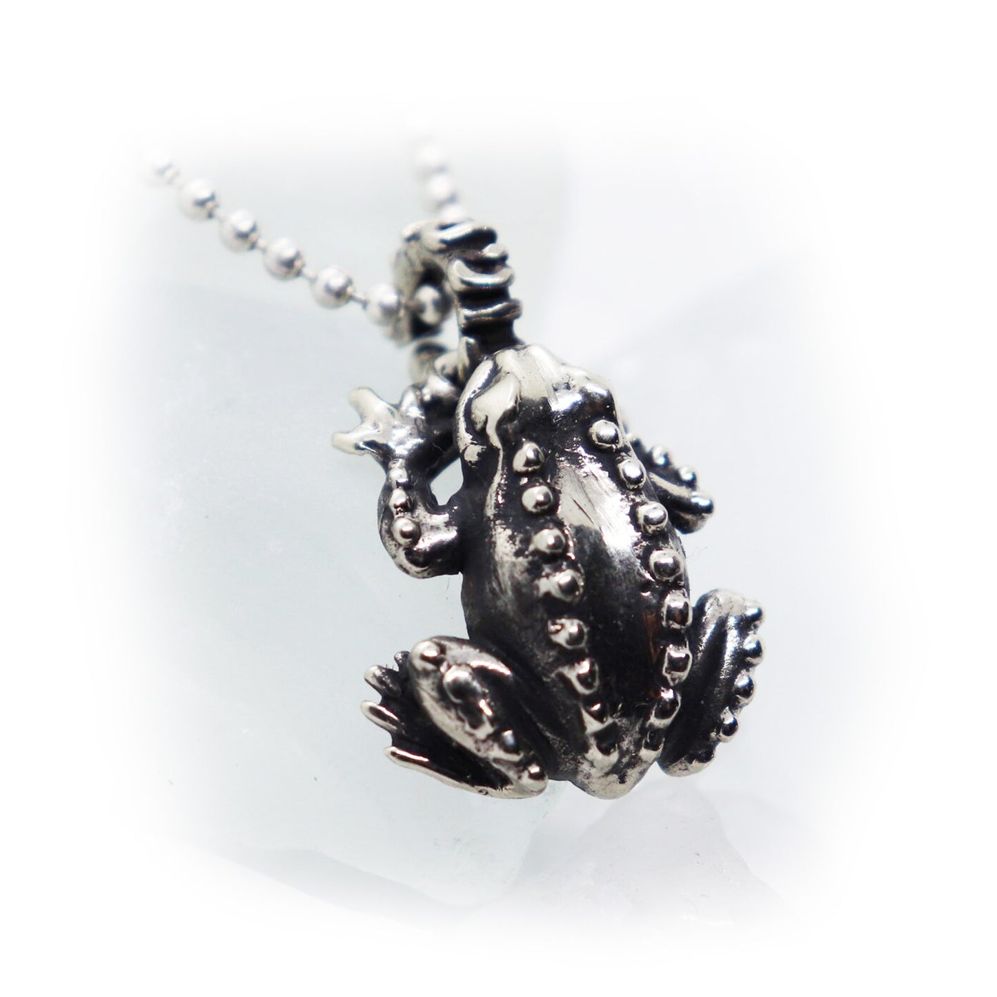 Frog Sterling Silver Pendant