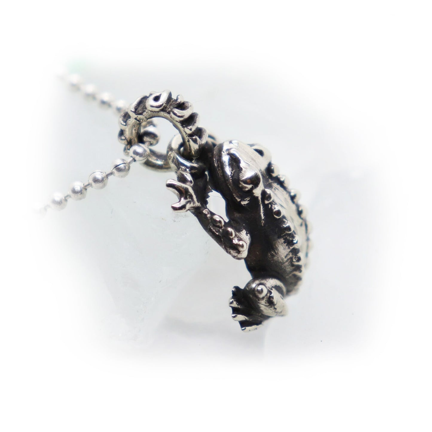 Frog Sterling Silver Pendant