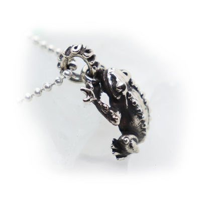 Frog Sterling Silver Pendant