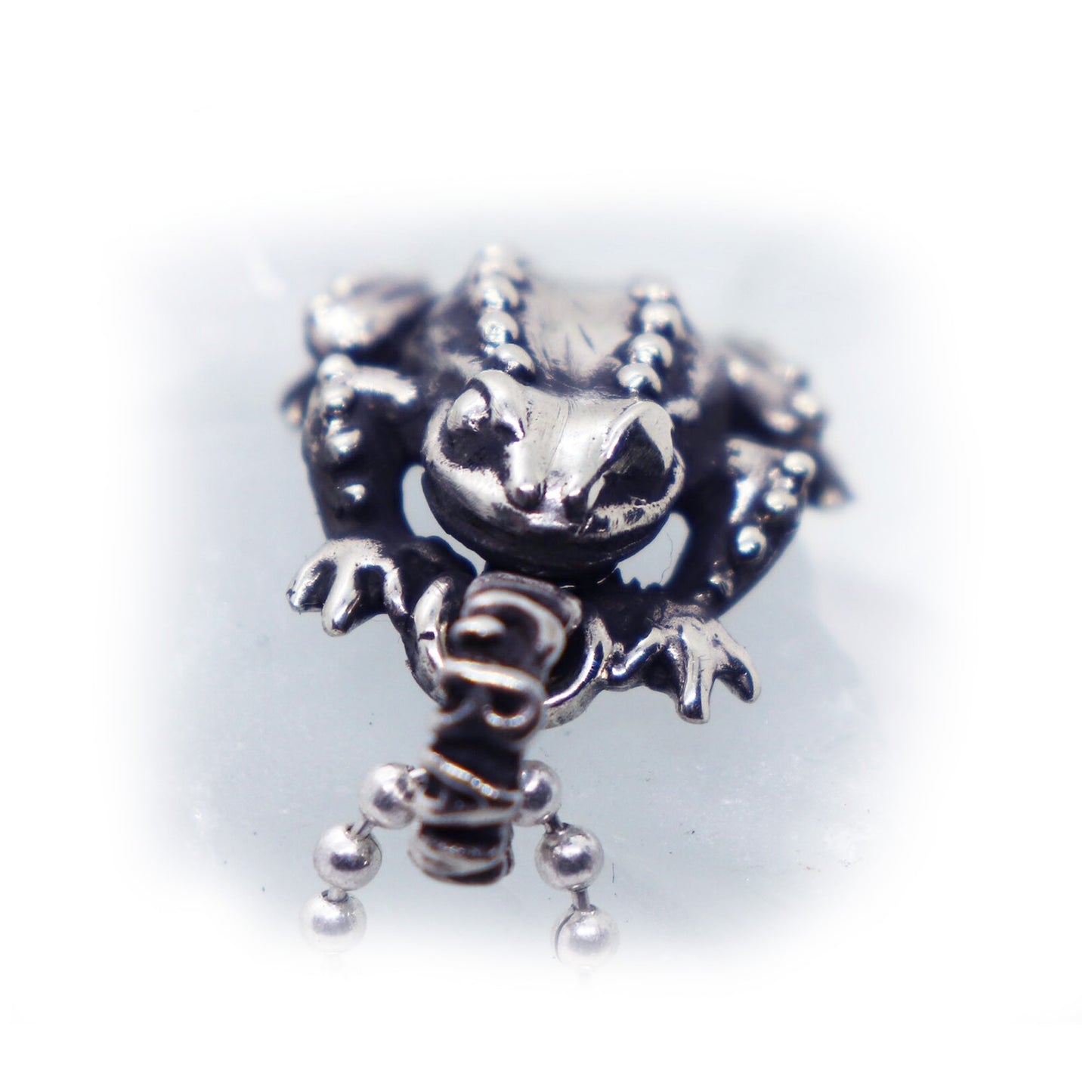 Frog Sterling Silver Pendant