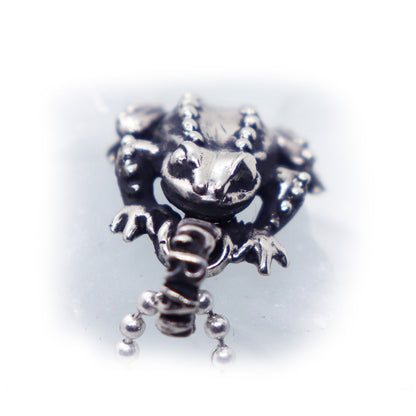 Frog Sterling Silver Pendant