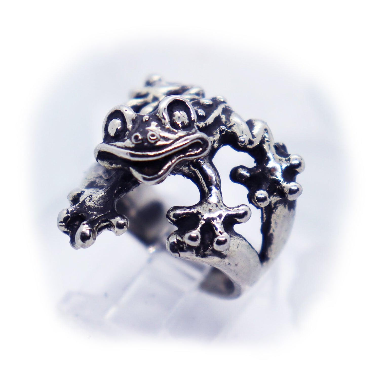 Frog Sterling Silver Ring V1
